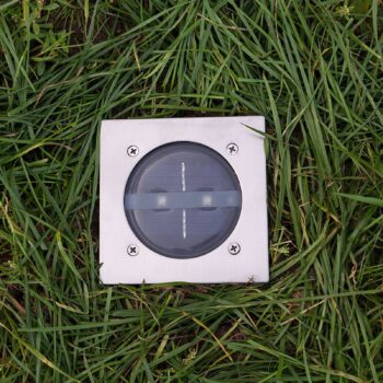 Lugo solárny LED reflektor do zeme, IP44, 10,5 x 10,5 cm