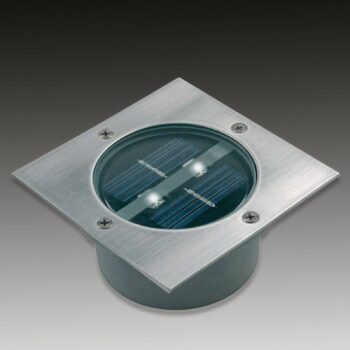 Lugo solárny LED reflektor do zeme, IP44, 10,5 x 10,5 cm
