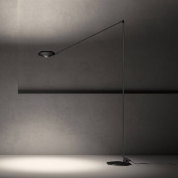 Lumina Elle LED stojacia lampa výška 200 cm 3000K čierna