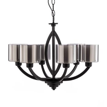 Luster AV-7002-1876-6BSY so sklenenými tienidlami