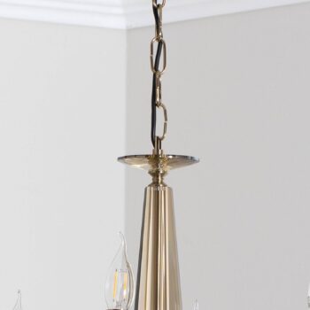 Luster Castro, mosadz antik, 8-pl