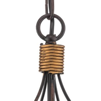 Luster Fiamma Marrone 5-pl. bez tienidiel na lampu