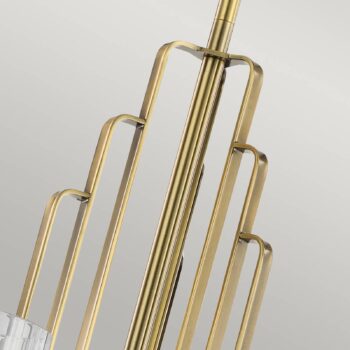 Luster Kimrose, 6-plameňový, mosadzná