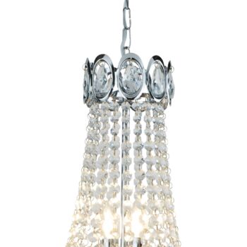 Luster Limoges so závesom so sklenenými perlami