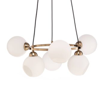 Luster Ramella, mosadz antik, 6-pl