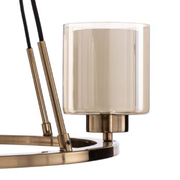 Luster Ressa Ø 59 cm mosadz antik, 4-pl.