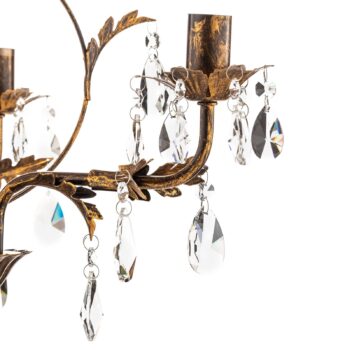 Luster Teresa s kryštálmi, 3-plameňové