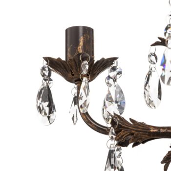 Luster Teresa s kryštálmi, 5-plameňové