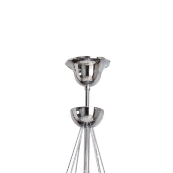 Luster retro, 8-plameňové 75cm, chróm