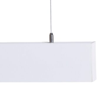 Luxe LED závesné svetlo, biele, dĺžka 112,5 cm, kov, 4 000 K