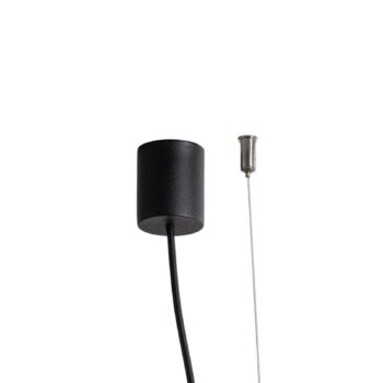 Luxe LED závesné svetlo, čierne Dĺžka 112,5 cm Kov 4 000 K