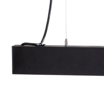 Luxe LED závesné svetlo, čierne Dĺžka 112,5 cm Kov 4 000 K