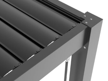 Luxe Led pergola antracit 3x4 m