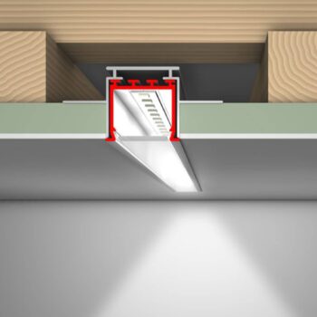 M24 LED alu profil 30mm široký zásuvný profil