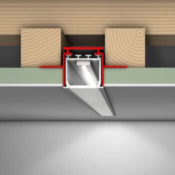 M28 hliníkový LED profil 66mm široký nosný profil