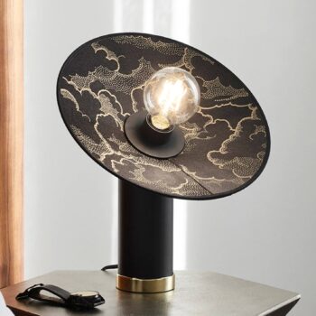 MARKET SET Gatsby stolová lampa kumo čierna