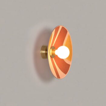 MARKET SET Nástenná lampa Sonia Laudet Ø 40 cm ružová