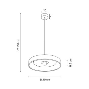 MARKET SET Portinatx závesné svetlo Ø40cm terakota