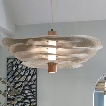MARKET SET Rivage L závesné svetlo 4-vrstvové Ø 78 cm