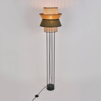 MARKET SET Singapour DBL stojacia lampa, kaki/kari