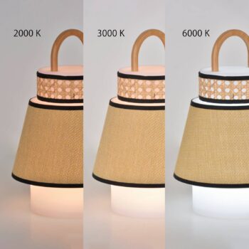MARKET SET Singapour terasové LED svetlo USB med