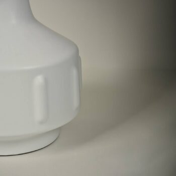 MARKET SET Stolová lampa Jimmy, biela/béžová, výška 83 cm