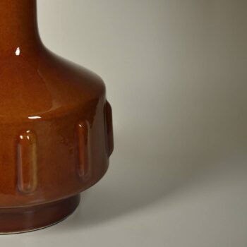 MARKET SET Stolová lampa Jimmy, hnedá/béžová, 83 cm, lemovanie
