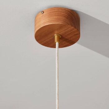 MARKET SET Závesná lampa Odyssée, palmové vlákno, Ø 58 cm