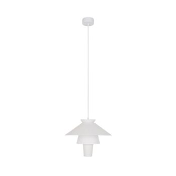 MARKET SET Závesné svetlo Ruche, Ø 40 cm, biele