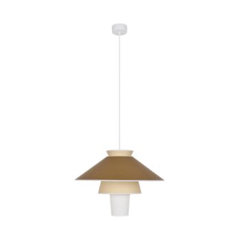 MARKET SET Závesné svetlo Ruche, Ø 58 cm, okrová farba