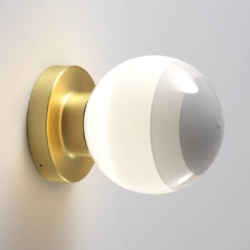 MARSET Dipping Light A2 LED svetlo biela/mosadz