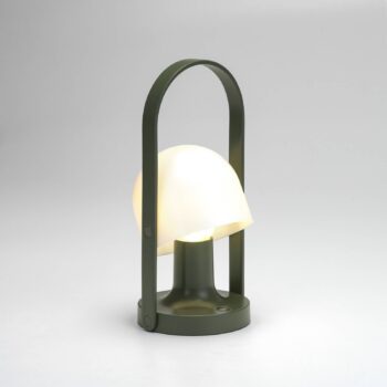 MARSET FollowMe stolová LED lampa batérie zelená