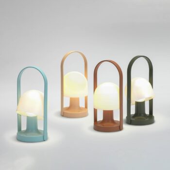 MARSET FollowMe stolová LED lampa batérie zelená