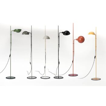 MARSET Funiculí stojaca lampa, terakota