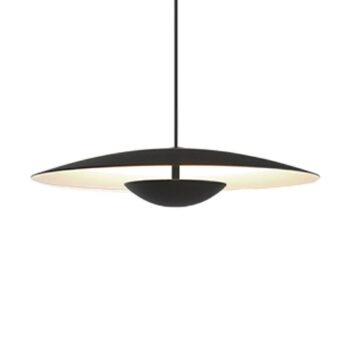 MARSET Ginger LED závesné svietidlo, triak Ø20cm čierna/biela
