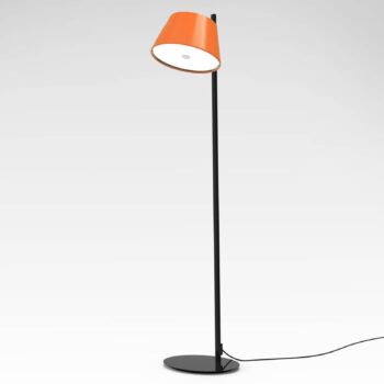 MARSET Tam Tam P stojacia lampa, 1-pl, oranžová