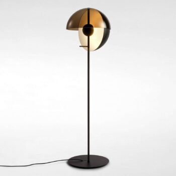 MARSET Theia P stojacia LED lampa 116,4 cm čierna