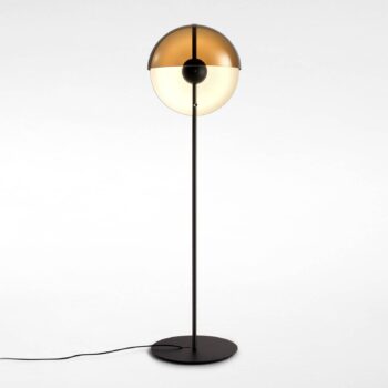 MARSET Theia P stojacia LED lampa 116,4 cm čierna