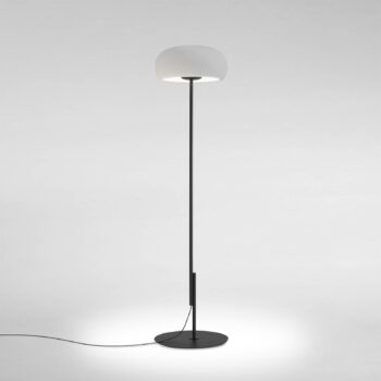 MARSET Vetra LED stojacia lampa, čierny rám