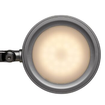 MAULgrace Stolová LED lampa, strieborná farba, 37 cm, stmievateľné, CCT
