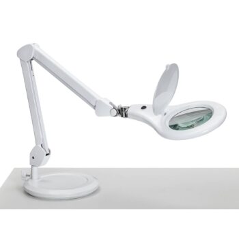 MAULmakro LED pracovné svetlo, biele, 46 cm, stojan