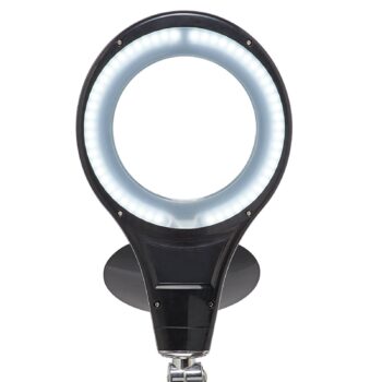 MAULmakro LED pracovné svetlo, čierne, 46 cm, stojan
