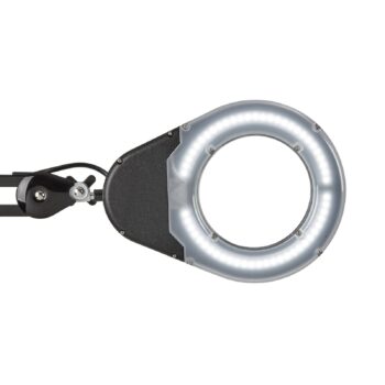 MAULviso LED lupa, čierna, 48 cm, kov