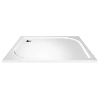 MEREO Mereo Sprchový set: LIMA, obdĺžnik, 100x120x100x190 cm, chróm ALU, sklo Číre vr. vaničky liaty mramor CK85543KM
