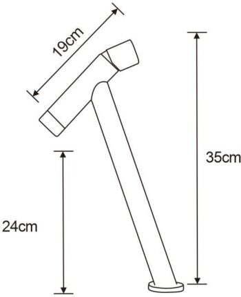 MEXEN - Astro batéria umývadlová vysoká, čierna 746910-70