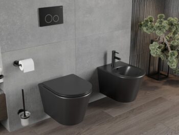 MEXEN - Bidet Rico závesné, čierna matná 35724885