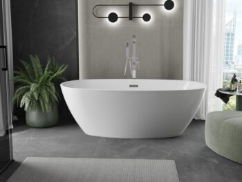 MEXEN - Eris Voľne stojaca vaňa 170 x 85 cm biela 53441708500