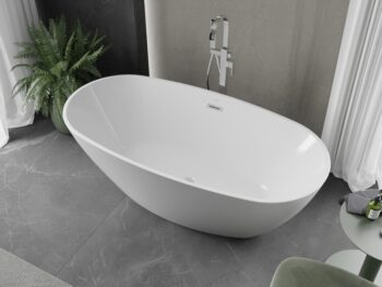 MEXEN - Eris Voľne stojaca vaňa 170 x 85 cm biela 53441708500