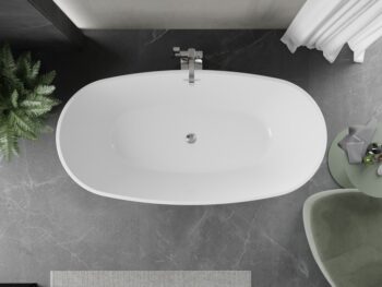 MEXEN - Eris Voľne stojaca vaňa 170 x 85 cm biela 53441708500