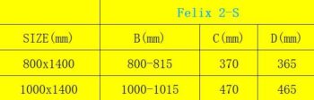 MEXEN - Felix vaňová zástena 2-wing 80x140, zlato 890-080-002-50-00